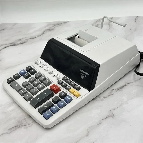SHARP EL-1197PIII 12 Digit Electronic Calculator Printing Adding Machine Tested - Picture 3 of 8